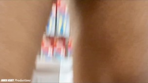 UPSKIRT No PANTIES in a SHOE STORE – CANDID